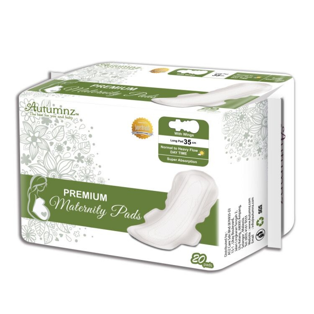 Premium Maternity Pads 35cm 20 Pads Per Pack Autumnz