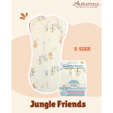 Autumnz - Convertible Swaddle Pouch (Jungle Friends)  *Size S*