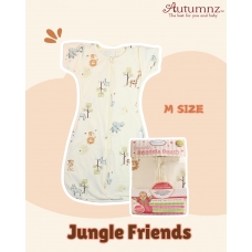 Autumnz - Convertible Swaddle Pouch (Jungle Friends)  *Size M *