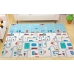 Autumnz - PE Foldable Baby Playmat (Dimension:  200cm x 180cm x 1cm [Size L]) *Busy City / My Town*