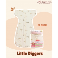 Autumnz - Convertible Swaddle Pouch (Little Diggers)  *Size M *