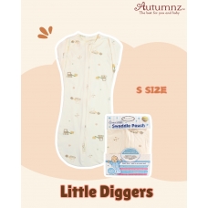 Autumnz - Convertible Swaddle Pouch (Little Diggers)  *Size S*