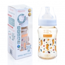 Autumnz - PPSU Wide Neck Feeding Bottle 8oz/240ml (Single) *Speedy Seahorse*