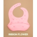 Autumnz - Adjustable Silicone Bib *Ribbon Flower*