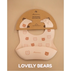 Autumnz - Adjustable Silicone Bib *Lovely Bears*