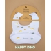 Autumnz - Adjustable Silicone Bib *Happy Dino*