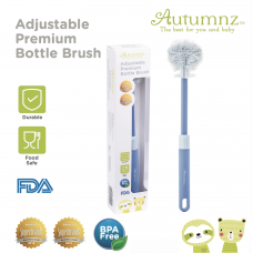 Autumnz - Adjustable Premium Bottle Brush *Blue*