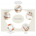Autumnz - One-Push Airtight Food Storage Container 320ml/150g (Clear Rectangle with Child Lock Safety Button)