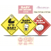 Autumnz - Baby On Board Sign (CarSeat) *Yellow*