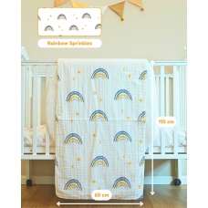 Autumnz - 6-Layer Cotton Baby Muslin Towel (Rainbow Sprinkles)
