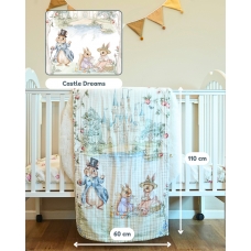 Autumnz - 6-Layer Cotton Baby Muslin Towel (Castle Dreams)