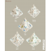 Autumnz - 6-Layer Cotton Baby Muslin Washcloth (5pcs/pack) *PRW02*