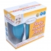 Autumnz Baby Suction Bowl with Spoon and Fork (Navy Blue)