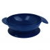 Autumnz Baby Suction Bowl with Spoon and Fork (Navy Blue)