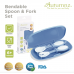 Autumnz - Bendable Spoon and Fork Set *Blue*