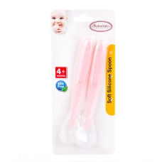 Autumnz - Soft Silicone Spoon *Pink* (2pcs/pack)