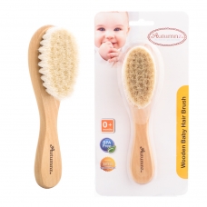 Autumnz - Wooden Baby Hair Brush