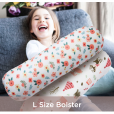 Autumnz - Bolster With Cover 100% Jersey Cotton (Size L)