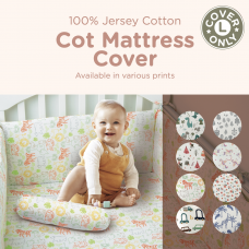 Autumnz - Baby Cot Mattress Cover (Fitted Sheet) *Size L*