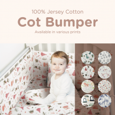 Autumnz - Cot Bumper (With Cover 100% Jersey Cotton)