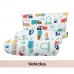 Autumnz - Pillow & Bolster Set (With 100% Jersey Cotton Cover) *Size L*