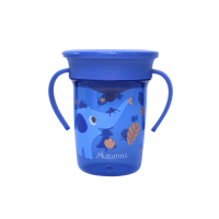 Autumnz Easy Non-spill 360° Sippy Cup with Handle 260ml / 8.5oz (Tiny Gajah) *BEST BUY*