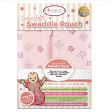 Autumnz - Convertible Swaddle Pouch (Happy Bunny)  *Size M *