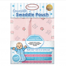 Autumnz - Convertible Swaddle Pouch (Happy Bunny)  *Size S*