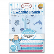 Autumnz - Convertible Swaddle Pouch (Under The World)  *Size S*