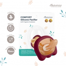 Autumnz Comfort Silicone Pacifier (Single ORTHODONTIC - 0m+) *Maroon* Autumnz Comfort Silicone Pacifier (Single ORTHODONTIC - 0m+) *Maroon*