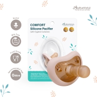 Autumnz Comfort Silicone Pacifier (Single ROUND - 0m+) *Blush*