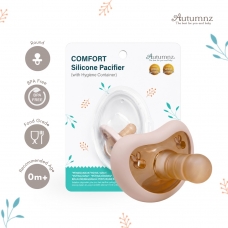 Autumnz Comfort Silicone Pacifier (Single ROUND - 0m+) *Blush* Autumnz Comfort Silicone Pacifier (Single ROUND - 0m+) *Blush*