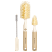 Autumnz - Deluxe Soft Silicone Bottle Brush Set *Cream* Autumnz - Deluxe Soft Silicone Bottle Brush Set *Cream*