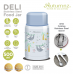 Autumnz - DELI Stainless Steel Vacuum Food Jar 500ml *Sloths* (FOC Folding Spoon)