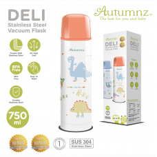 Autumnz - DELI Stainless Steel Vacuum Flask 750ml *Dino*