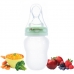 Autumnz - Silicone Squeeze Feeder With Spoon *Wide Neck 180ml* (Green)