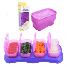 EASY Breastmilk & Baby Food Storage Cups (4oz) -  Plum