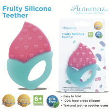 Autumnz - Fruity Silicone Teether (Strawberries)