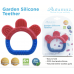 Autumnz - Garden Silicone Teether (Red/Blue)