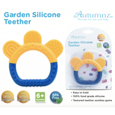 Autumnz - Garden Silicone Teether (Yellow/Blue)