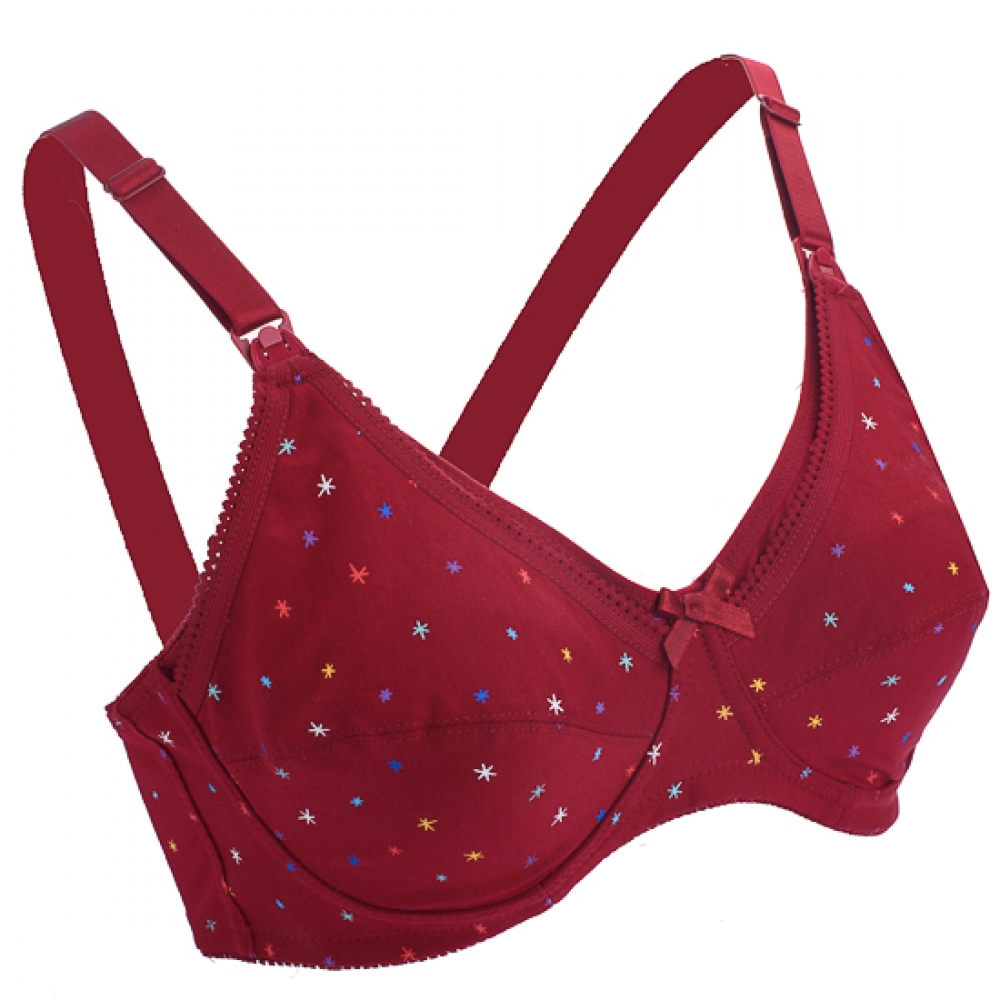 Autumnz - Isabel2 Maternity/Nursing Bra (Starry Maroon)