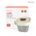 Autumnz - LUMI Baby Food Container (Glass with Silicone Lid) 200ml/pc *Beige-Bear*