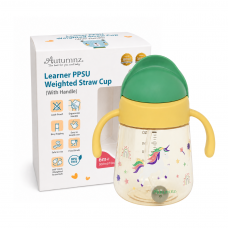 Autumnz Learner PPSU Weighted Straw Cup With Handle *300ml/10oz* (Twinkle Unicorn) Autumnz Learner PPSU Weighted Straw Cup With Handle *300ml/10oz* (Twinkle Unicorn)