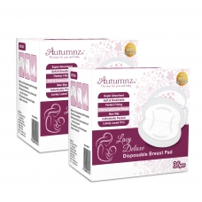 Autumnz- Lacy Deluxe Disposable Breastpads (72 pcs) *TWIN PACK* - BEST BUY