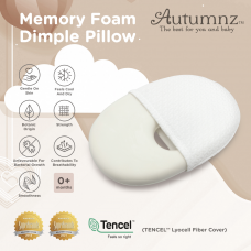 Autumnz Memory Foam Dimple Pillow (with Tencel Cover) 0m+