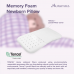 Autumnz Memory Foam Newborn Pillow (with Tencel Cover) 0m+