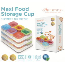 Autumnz Maxi Food Storage Cup (4oz x 6pcs)  *BEST BUY*