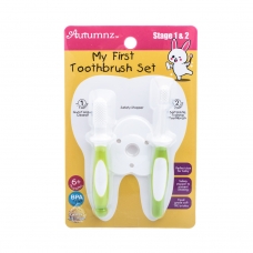 Autumnz - My First Toothbrush Set (Stage 1 & 2) *Green* Best Buy