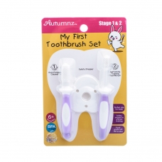 Autumnz - My First Toothbrush Set (Stage 1 & 2) *Lilac* Best Buy