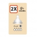 Autumnz - MAXY Soft Silicone Teat  EXTRA FAST 2X-Flow *2pcs* (9+ months / X-Cut for thicker liquid) 